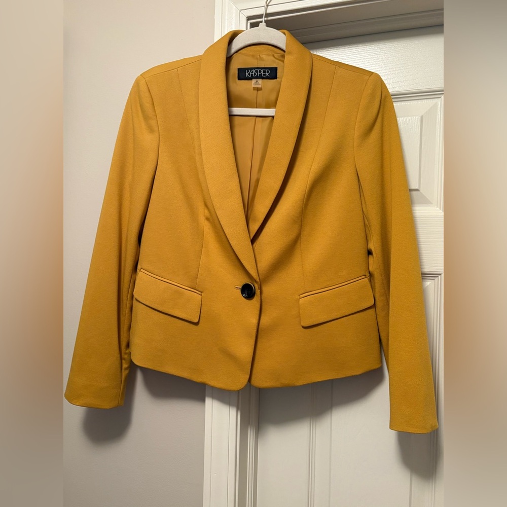 Kasper Women's Yellow Blazer
